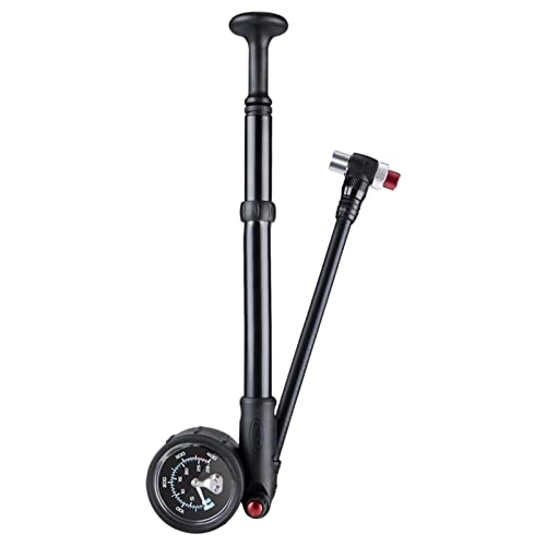 Pompe da bici : Pompa da bicicletta, Pompa portatile per bici con manometro - Pompa per pneumatici per bici Presta & Schrader, pompa ad aria per bicicletta portatile da 400 PSI per bici da strada e mountain Jextou