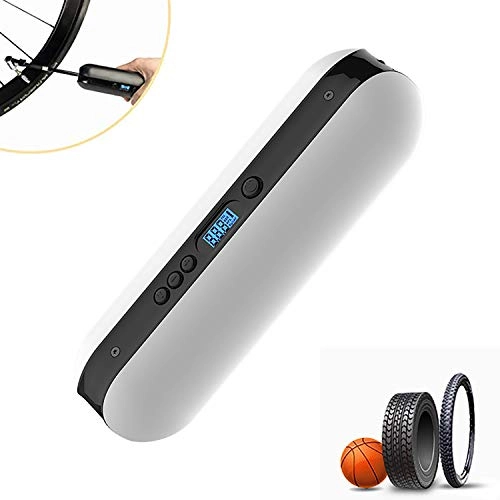 Pompe da bici : pompa per aria intelligente wireless portatile essenziale, display digitale ad alta definizione, pompa per bicicletta di grande capacità 2000mAh, adatta per biciclette, automobili, palline, giocattol