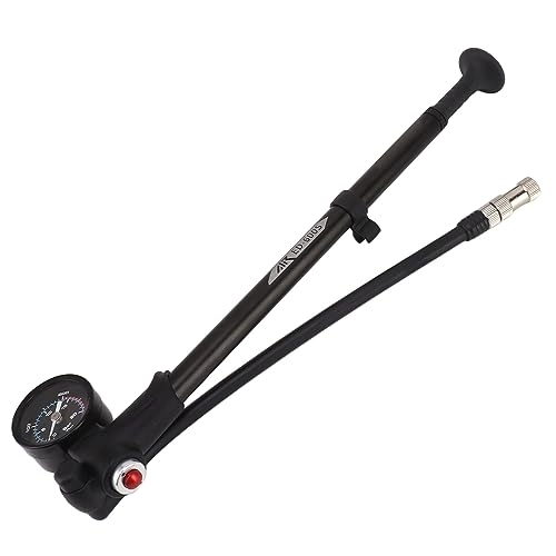 Pompe da bici : Pompa per Bici con Forcella Ammortizzata, Pompa per Ammortizzatore per Bicicletta con Valvola Francese Americana 300PSI in Lega di Alluminio per Moto per Mountain Bike