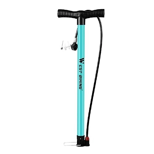 Pompe da bici : Pompa per bici da pavimento Pompa per pneumatici per bici ad pressione Pompa per pneumatici per bici portatile Pompa per biciclette compatte per bici da strada Pompa d'aria portatile Mountain