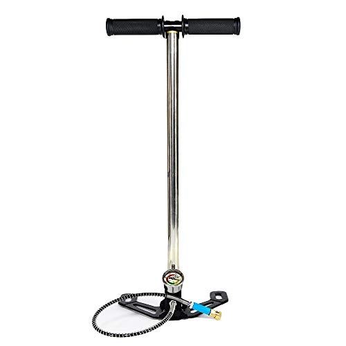 Pompe da bici : Pompa per bicicletta portatile Pompa ad alta pressione integrata della pompa della mano della pompa 40MPA della pompa di controllo della pressione della pompa a mano ad alta pressione e dell'acqua Pom