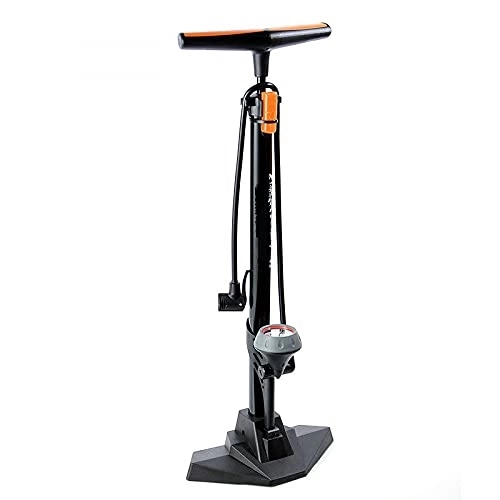 Pompe da bici : Pompa per biciclette a pavimento con calibro, pompa per pneumatici per bici per bici da strada, pompa della bici compatibile con valvola di presta e schrader, mtb, palline (160 PSI ad alta pressione)