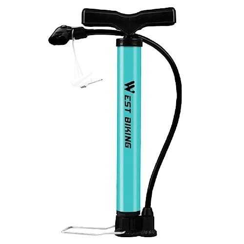Pompe da bici : Pompa Per Pneumatici Per Biciclette Da Pavimento Portatile Pompa Per Manuale Ad Pressione Gonfiatore Per Pneumatici Per Bici Da Pallone Per Pneumatici Per Bici Da
