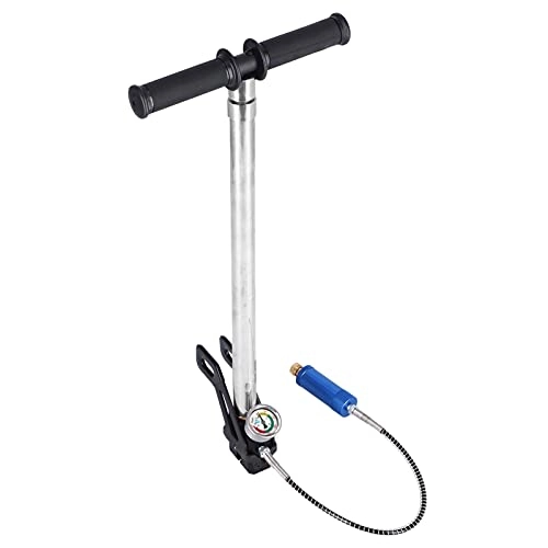 Pompe da bici : Pompe manuali PCP, buon filtraggio a 4 stadi pompa ad alta pressione risparmio di manodopera con manometro per materassino gonfiabile