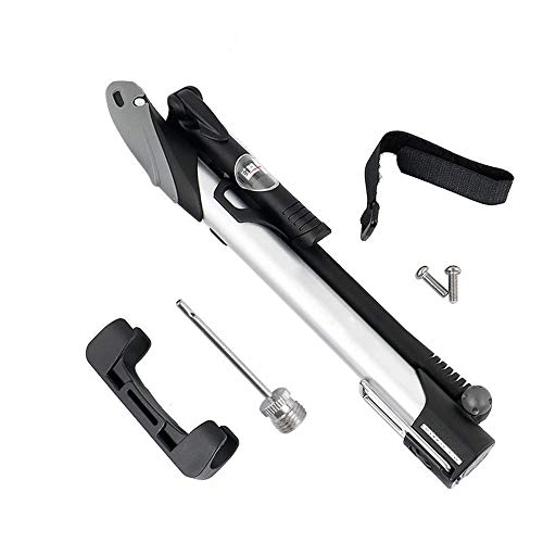 Pompe da bici : Portable Bike Floor Pump Pompa pieghevole Mini Pompa da bicicletta con manometro Pompa da bici portatile Pompa da pneumatico Pompa a sfera Pompa a sfera for valvola pneumatica versatile Schrader & Pre