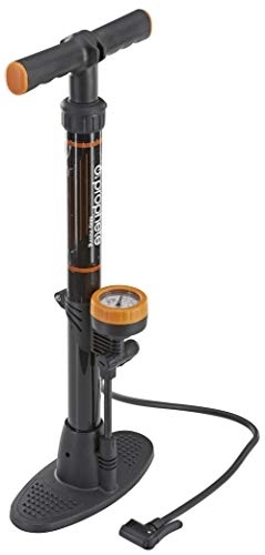 Pompe da bici : Prophete-Pompa da pavimento con manometro, Multicolore, 480 mm