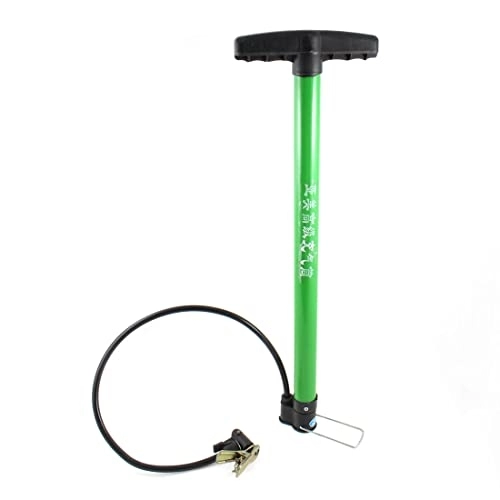 Pompe da bici : Ruilogod Bici Bicicletta Black Plastic Maniglia T Shape Green Green Pneumatico Pompa Air Pump 20"Alto