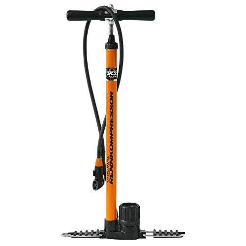 Pompe da bici : SKS, Pompa per Bicicletta, con compressore per Bici da Corsa, Arancione (Orange-Schwarz), Taglia Unica