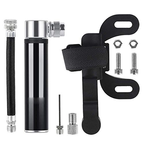 Pompe da bici : Strumenti per la riparazione Mini pompa bici Adatto Presta e Schrader mini bicicletta della pompa della gomma con aria flessibile Tube E Kit di montaggio for Strada, Mountain Bike Bike Piano Pompe Pro