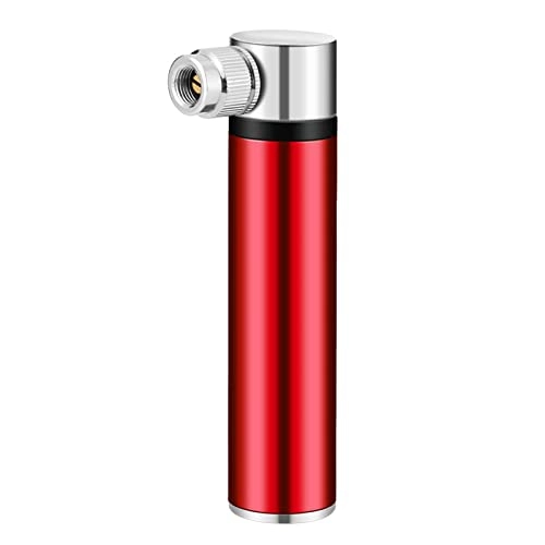 Pompe da bici : WJING Pompa per Bicicletta Portatile Mini Pompa della Bici in Lega di Alluminio in Lega di Alluminio Pompa Pompa per Bicicletta Gonfiatore Pneumatico Gonfiatore Accessori Bicicle(Color:Rosso)