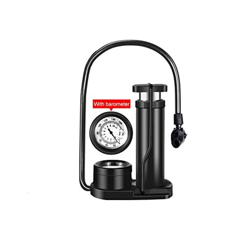 Pompe da bici : WULE-RYP Mini Pompa della Bici con Calibro Pedale Pedalino Portatile Air Bicycle Pump Pump Compressor MTB Pneumatico Pneumatico Riparazione Pressure Manometro (Color : Black 2)