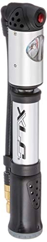 Pompe da bici : XLC, Pompa con funzione 2 in 1 PU-A04 Unisex-Adult, Argento, One Size