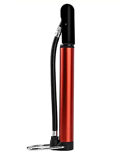 Pompe da bici : YBN Pompa Portatile per Gonfiaggio Pneumatici per Pneumatici da Bicicletta 100PSI Pompa per Bici in Lega di Alluminio Valvola Universale Presta E Schrader per MTB, Rosso