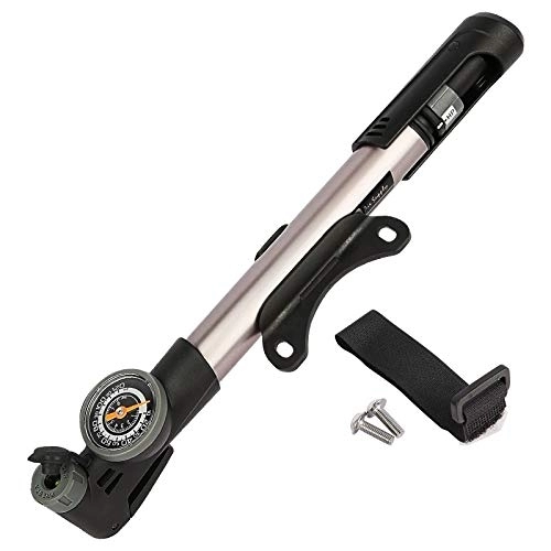 Pompe da bici : YFCTLM Pompa di Bicicletta 120 psi Clever valvola Pompa da Bicicletta Intelligente Capo Presta Schrader Road Bike Mini gonfiatore della Pompa T-Handle Pompa Portatile MTB Ciclismo