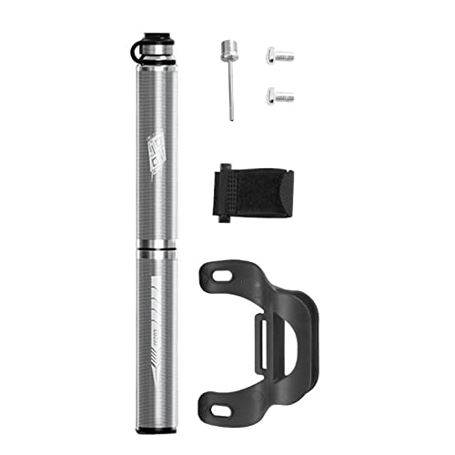 Pompe da bici : YU-HELLO Mini pompa per bicicletta portatile, adatta per gonfiabili Schrader Fits Presta & Schrader for Road MTB Bicycle Pump Adapter Schrader to Presta Portable and Mini