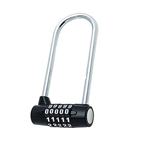 Bike Lock : Berhgjjsds 5 Password Combination Password Lock， Antitheft Alloy Steel U Shape Lock， Pad Lock ，Glass Door Lock， Bicycle Motorcycle Lock