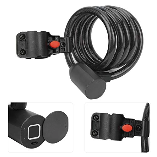 Bike Lock : Bicycles Lock, Bike Anti‑Theft One‑key Unlocking Fingerprint Unlocking High Resolution for Bicycles Motorcycles