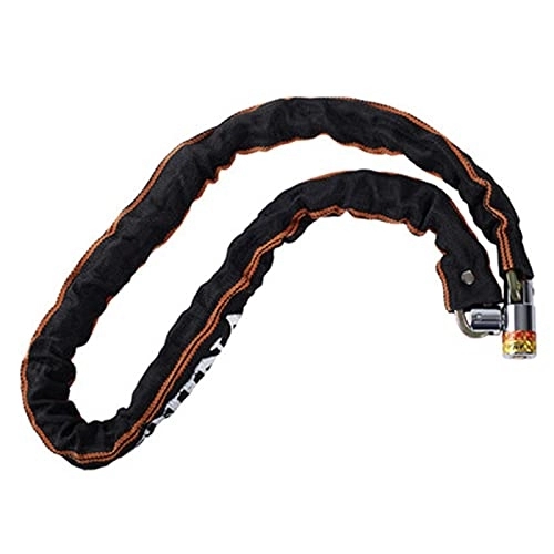 Bike Lock : Cycling Lock Bicycle Chain Lock With Wear-resistant Cloth Cover, Motorcycle Door Fence, Security And Anti-theft Chain Lock, With Two Keys(Size:0.68m)