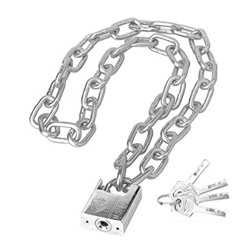 Bike Lock : Cycling Lock Security And Anti-theft Chain Lock, Outdoor Portable Lock, Used For Bicycle And Motorcycle Gate Fences, 4 Keys(Size:1m)