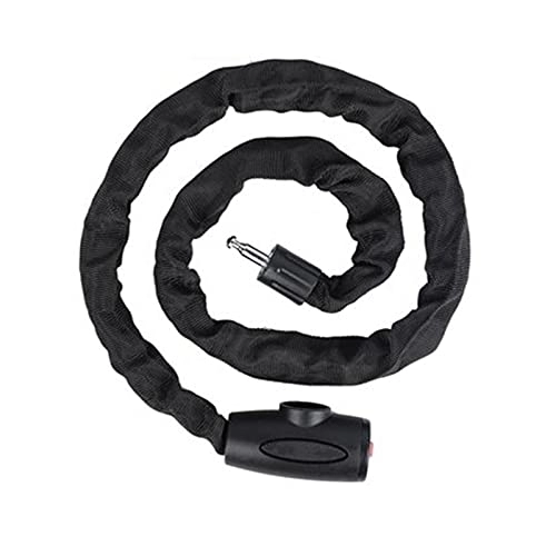 Bike Lock : Cycling Lock Three-length Anti-theft Security Chain Lock, Portable Chain Lock Gate Fence, Motorcycle, Bicycle. Wear-resistant Cloth Cover(Size:0.9m)