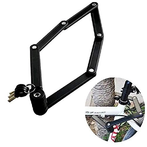 Bike Lock : GHJKBJ Bike Lock, Anti Theft 6 Joints Foldable Bike Lock High Strength Bicycle Lock