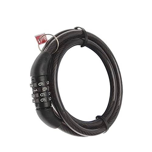 Bike Lock : GPWDSN 4 Digit Universal Bike Combination Lock Bicycle Cycling Security Coded Lock Bicycle Steel Anti-theft Chain Cable Coded Locker