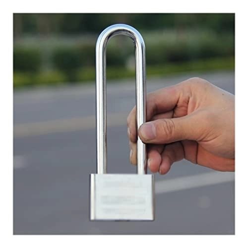 Bike Lock : HEMO Bike lock Long Lock Beam Bike Padlock Security Lock Door Cabinet Drawer Gate Lock With Keys Lock Long Beam Glass Door Lock U lock
