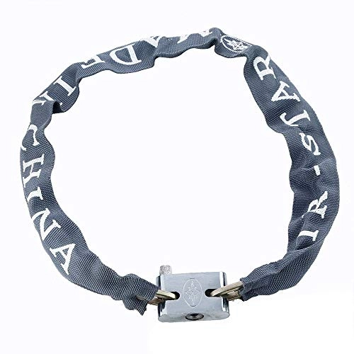 Bike Lock : Jianghuayunchuanri High Security Heavy Duty Bicycle Chain Lock 85cm Bicycle Safety Tool With 3 Keys Bicycle Outdoors (Color : Gray, Size : 85cn)
