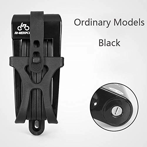 Bike Lock : JLDSFPP Anti Theft Bicycle Lock Chain Bike Lock Folding Mini Portable High Security Lock Drill Resistant Electric Bicycle Accessories Ordinary Models