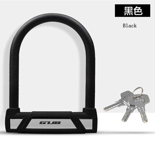 Bike Lock : JLDSFPP Mtb Road Bike Bicycle Lock Anti-theft U-locks Cycling Bicycle Accessories Black