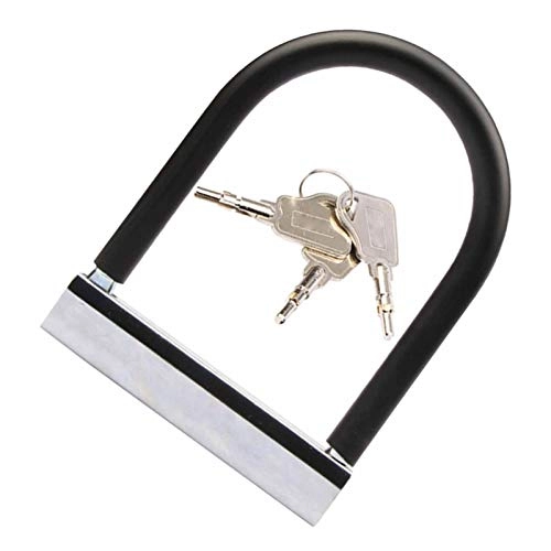 Bike Lock : KJGHJ Bike Lock 1 Pc Pocket U-Lock Bike Lock Anti Theft Bicycle Lock With U Lock Shackle For Outdoor Cycling Security U-Lock (Color : As Shown)