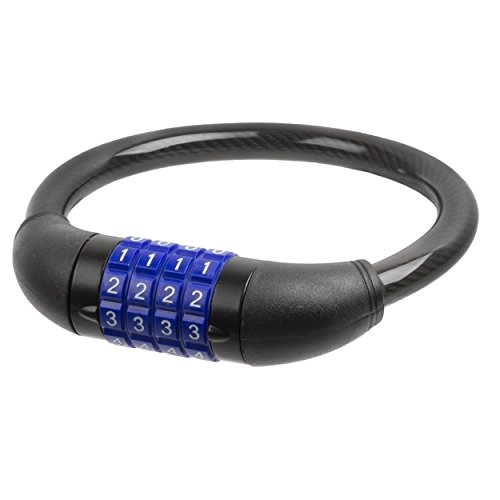 Bike Lock : M-Wave Unisex Adult D 12.4 Cable Lock - Black, N / A