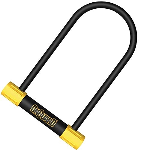 Bike Lock : ONGUARD Bulldog Long Shackle 8009 Bike U Lock - Sold Secure Silver