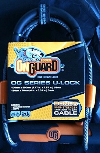 Bike Lock : OnGuard U-Lock & Cable OG Series 4616 2 keys by OnGuard