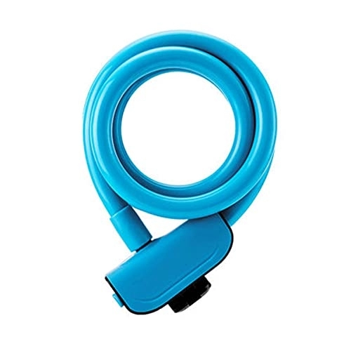 Bike Lock : PURRL Bike Lock, Bike Locks Cable Lock Coiled Secure Keys Bike Cable Lock with Mounting Bracket, 13mm Diameter (Color : Blue, Size : 120cmx13mm) little surprise
