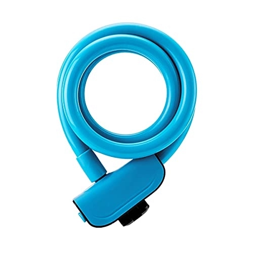 Bike Lock : PURRL Bike Lock Cable, Bike Cable Lock With Keys High Security Cable Lock Coiled Bike Locks With Mounting Bracket。 (Color : Blue, Size : 12mm-1.2m) little surprise