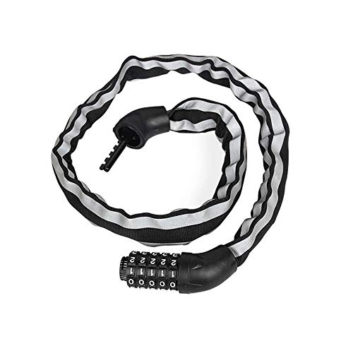 Bike Lock : SGSG Bike lock, cycle lock, number locks for cycle, Security Anti-theft Bicycle Chain Lock-No Keys Required, Open with Password
