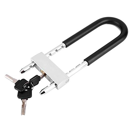 Bike Lock : U lock U Shape Lock Glass Door MTB Bike Bicycle Motorcycle Anti-theft U Lock With 3 Keys High Strength Steel Security U Lock，u Lock Mount bike u lock