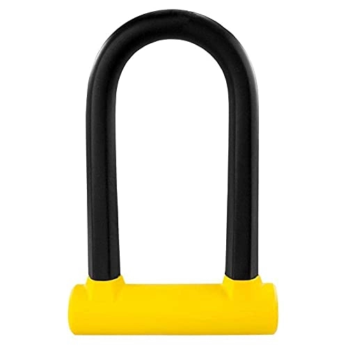 Bike Lock : YQG Heavy Duty Bike Lock, Bike lock Strong In The U-Lock Center Smash Resistant Hydraulic Shear Military Steel Bicycle Electric Vehicle Anti Scratch Silicone-Large size rope. (Color : Small size tw