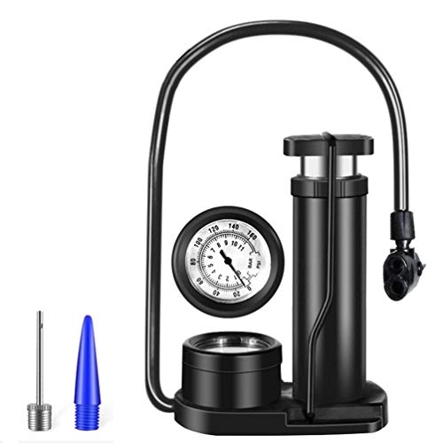 Bike Pump : BESPORTBLE Bike Floor Pump Tire Inflator High Pressure Tire Pump Activated Inflator Inflator Tyre Repair Tools for Home Outdoor Use Black