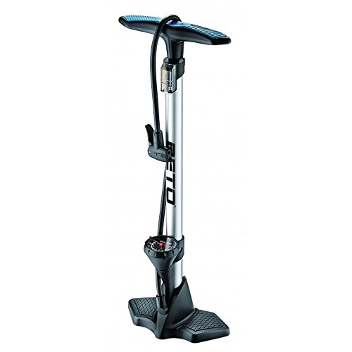 Bike Pump : Beto Alloy with Gauge Track Pump - Silver