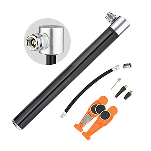 Bike Pump : Bicycle Pump Portable Aluminum Alloy Cycling Ball Pump Tire Inflator MTB Mountain Road Bike Pump 150 / 210PSI with Hand Cycling Pressure Gauge For Presta / Schrader Accessories