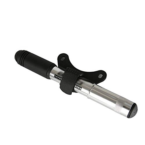 Bike Pump : Bike Pump Mini Bike Inflatable air Pump Compact High Pressure Bicycle Hand Pump for Presta and Schrader Valve Mountain Road Bike Hidden Hose Widely Used Portable Pump ( Color : Silver , Size : 20cm )