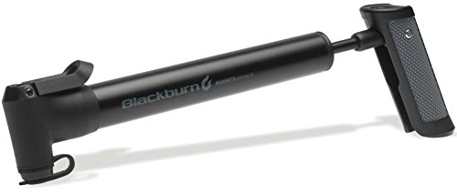 Bike Pump : Blackburn Mammoth AnyValve Pump - Black / Any Valve Bicycle Cycling Cycle Biking Bike Frame Mounted Resin Plastic Barrel Lightweight Road Mountain MTB French Twin Dual Head Schrader Presta Valve Tyre