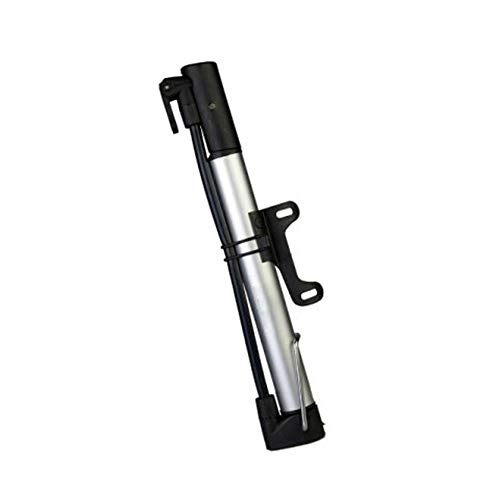Bike Pump : CaoQuanBaiHuoDian Bike Pump Presta and Schrader Valve for Manual Bicycle Pumps for Bicycle Tires and Balls Without Valve Replacement Widely Used Portable Pump (Color : Silver, Size : 29cm)