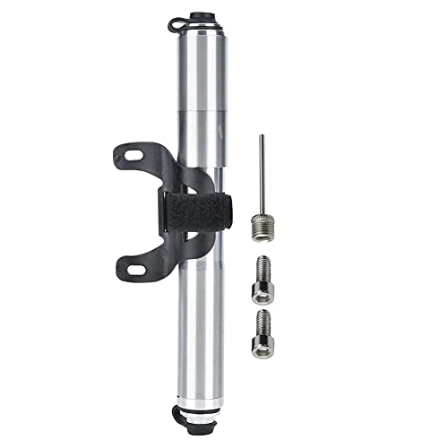 Bike Pump : Changor Sturdy Bike Pump, Strength Aluminum Alloy with Aluminum Alloy Pressure Meter