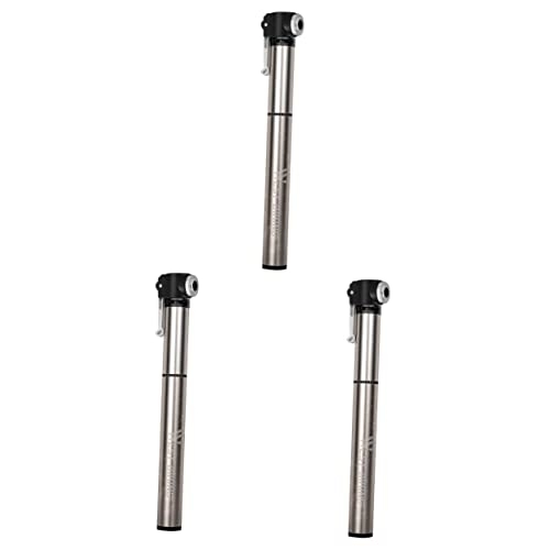 Bike Pump : CLISPEED 3pcs Bicycle Pump Bike Pump Portable Inflador De Llantas Para Air Pump for Car Tire Bicycles Air Pump Road Bike Tire Pump Cylinder Bike Pump Tire Pump Tire Inflator Mini Pump