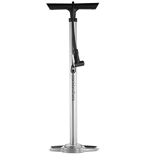 Bike Pump : Crankbrothers Unisex's Sapphire Pump, Silver, One Size