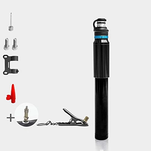 Bike Pump : DLSM Mini bicycle pump hand pump high pressure pump small portable basketball bicycle battery car household inflation tube universal mouth-C1