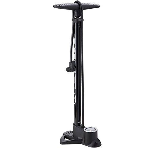 Bike Pump : Easitrax 3 track pump with gauge, max 160 psi, black